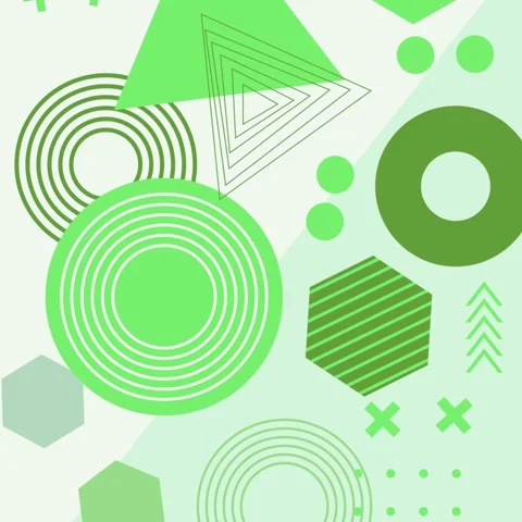 Geometric loop video Stock Footage 295744184