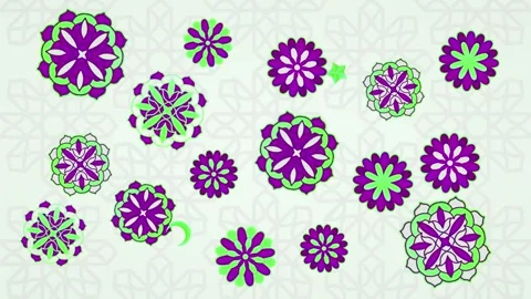 Geometric loop video Stock Footage 296267995