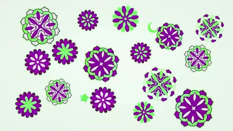 Geometric loop video Stock Footage 296267996