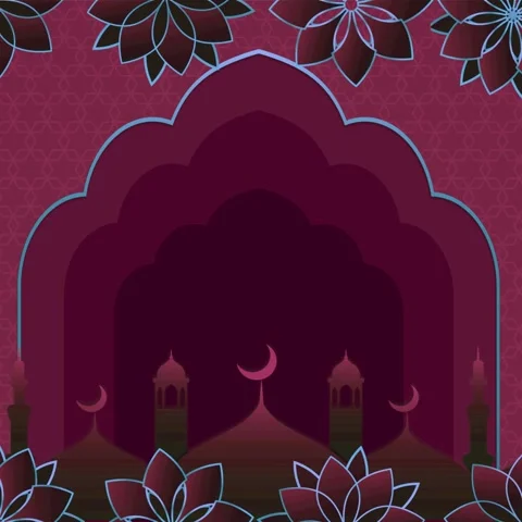 Geometric loop video Stock Footage 297380812