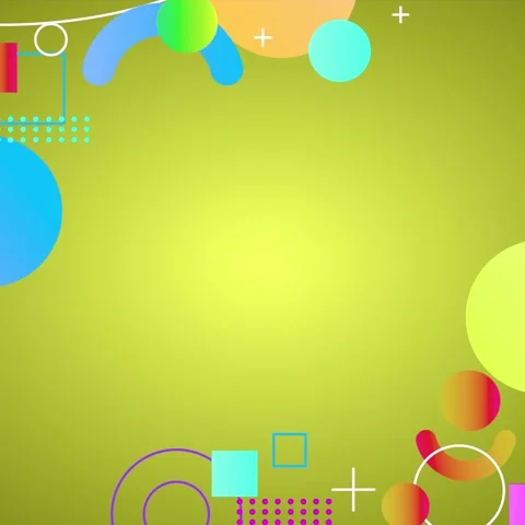 Geometric loop video Stock Footage 299487020