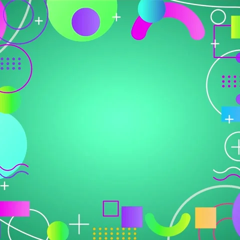 Geometric loop video Stock Footage 299487074