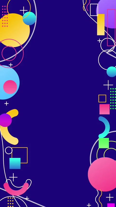 Geometric loop video Video stock 299487205