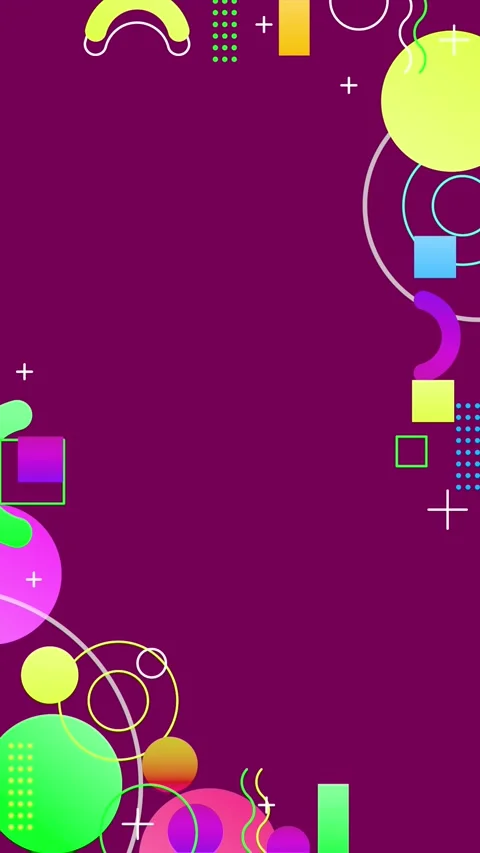 Geometric loop video Video stock 299487392