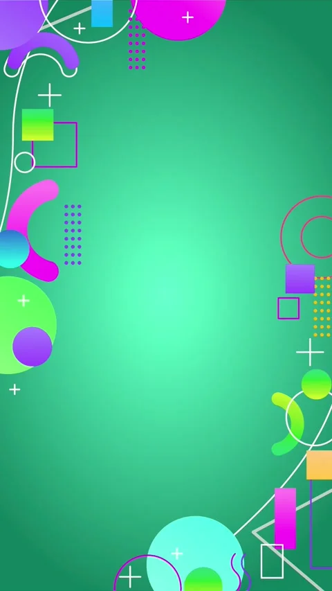 Geometric loop video Stock Footage 299487659