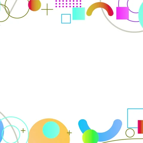 Geometric loop video Stock Footage 299488676