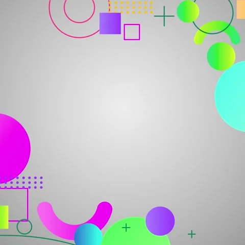 Geometric loop video Stock Footage 299488845