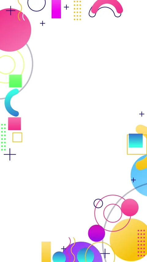 Geometric loop video Stock Footage 299489001