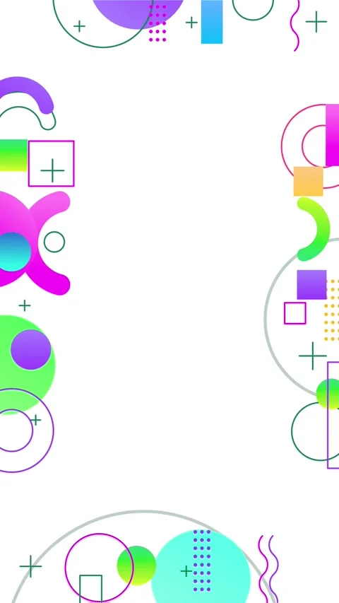 Geometric loop video Stock Footage 299489475