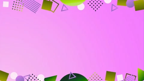 Geometric loop video Stock Footage 299878967