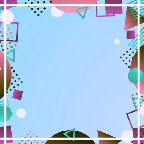 Geometric loop video Stock Footage 299879106