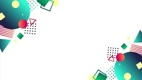 Geometric loop video Stock Footage 299879377