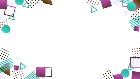 Geometric loop video Stock Footage 299879547