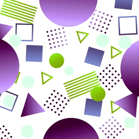 Geometric loop video Stock Footage 299879677