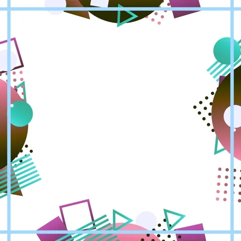 Geometric loop video Stock Footage 299879715