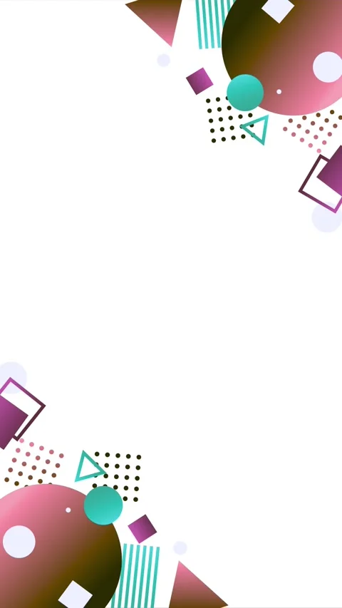 Geometric loop video Stock Footage 299879921