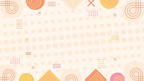 Geometric loop video Stock Footage 302238861