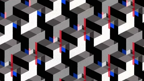 Geometric Looping 4k Clip Stock Footage 130898709