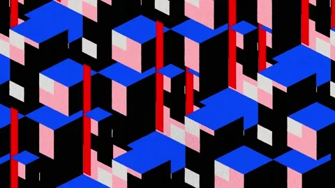 Geometric Looping 4k Clip Stock Footage 130898712