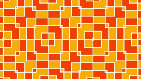 Geometric looping pattern, moving geometrical ornament endless background. Stock Footage 152906893