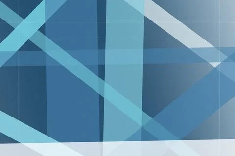 Geometric low-poly abstract background in blue and cyan with diagonal facet.. Stock Illustration