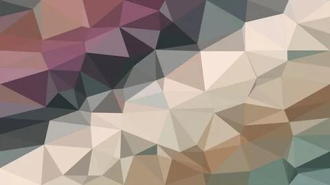 Geometric low-poly abstract background with colorful pastel triangles in pu.. Stock Illustration