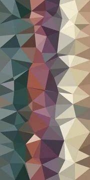 A geometric low-poly abstract pattern in teal, purple, and beige creates a .. 스톡 일러스트