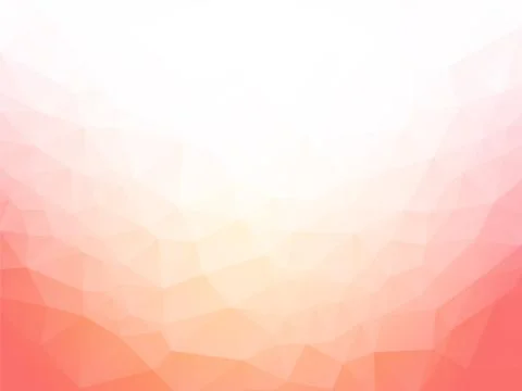 Geometric low poly soft red background Stock Illustration