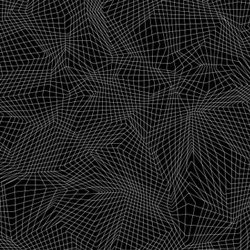 Geometric low poly triangle linear pattern Stock Illustration