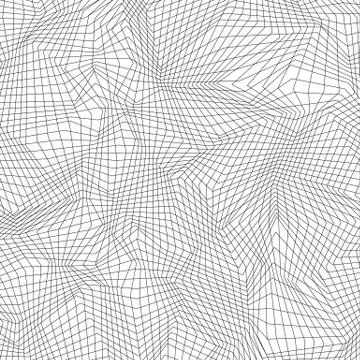 Geometric low poly triangle linear pattern イラスト素材