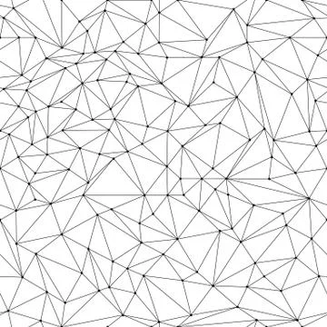 Geometric low poly triangle seamless pattern Illustrazione stock