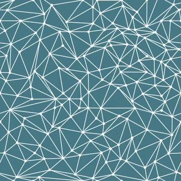 Geometric low poly triangle seamless pattern Stock Illustration
