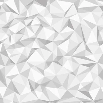 Geometric low poly triangle seamless pattern Illustrazione stock