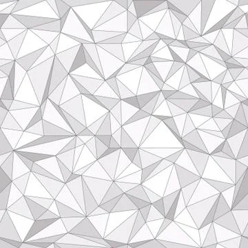 Geometric low poly triangle seamless pattern イラスト素材