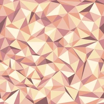 Geometric low poly triangle seamless pattern Illustrazione stock