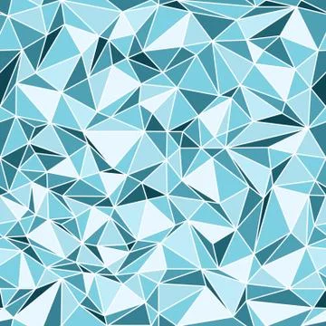 Geometric low poly triangle seamless pattern Stockillustratie