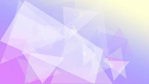 Geometric low-poly triangles in vivid purple and violet with a soft glow fo.. Stock Illustration