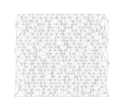 Geometric Low Poly Wireframe Mesh Background Stock Illustration