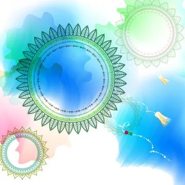 Geometric mandala element made in vector. Vintage decorative elements. Wate.. Stock Illustration