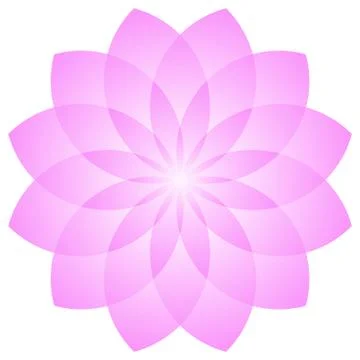 Geometric mandala flower Illustrazione stock