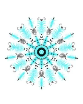 Geometric Mandala Illustration Stock Illustration