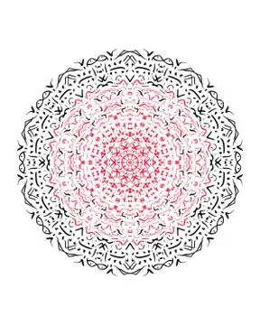 Geometric Mandala Illustration Stock Illustration