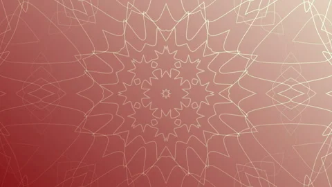 Geometric mandala patterns with gradient background for visual design Stock Footage 315396469