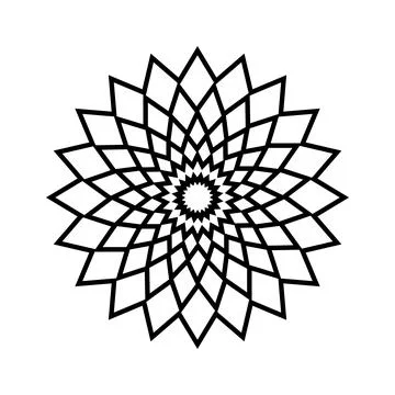 Geometric mandalas design, vector illustration eps10 graphic. Stock Illustration