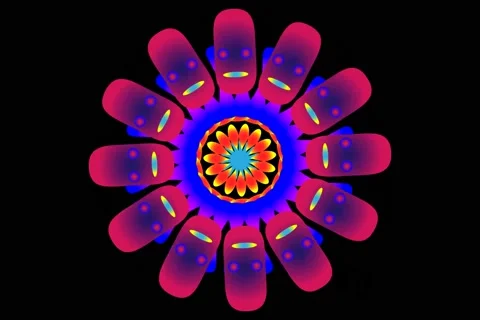Geometric mandalas Stock Footage 232735851