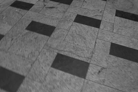 Geometric Marble Floor Pattern Design for Architecture and Interiors Stock Photos
