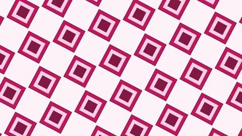 Geometric maroon white squares pattern abstract design 库存插图