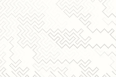 Geometric Maze Pattern, neutral light tones, vector print illustration Stock Illustration