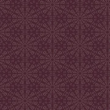 Geometric mechanical parts inspired pattern Stock Illustration