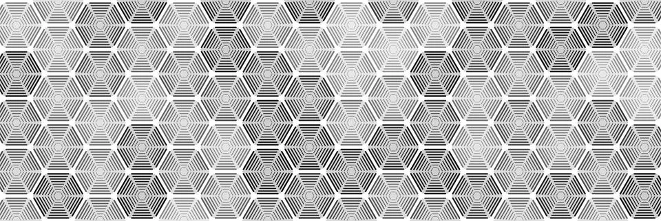 Geometric minimal background with abstract linear hexagons grid 스톡 일러스트
